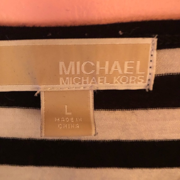 Michael Kors Striped Bodysuit - Picture 2 of 5